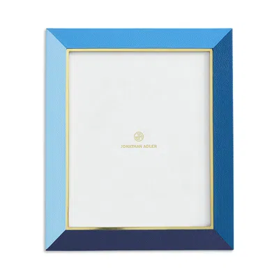 JONATHAN ADLER PERIMETER LEATHER FRAME, 8 X 10