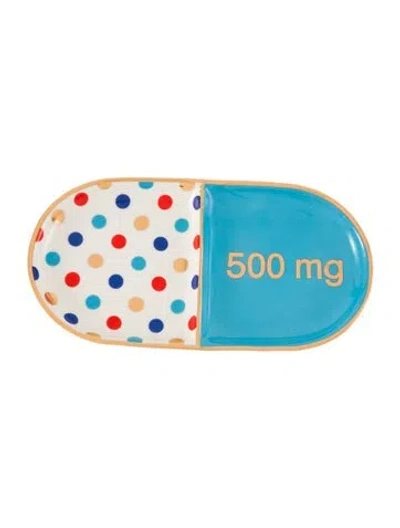 Pre-owned Jonathan Adler Pill Catchall Tray In Blue