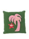 Jonathan Adler Playa Corded Palm Cushion In Green