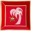 Jonathan Adler Playa Square Tray In Red