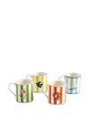 Jonathan Adler Boxed Playa Mug Set In Multi