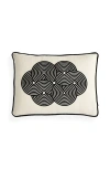 Jonathan Adler Pompidou B&w Pillow In Gray