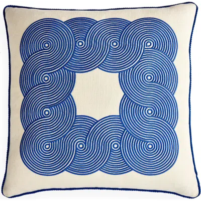 Jonathan Adler Pompidou Pillow In Blue