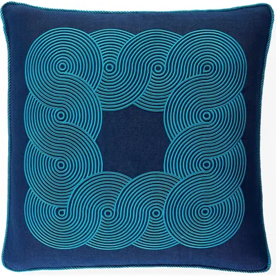 Jonathan Adler Pompidou Pillow In Blue