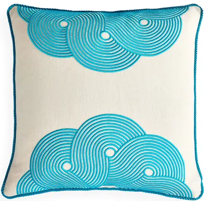 Jonathan Adler Pompidou Pillow In Blue
