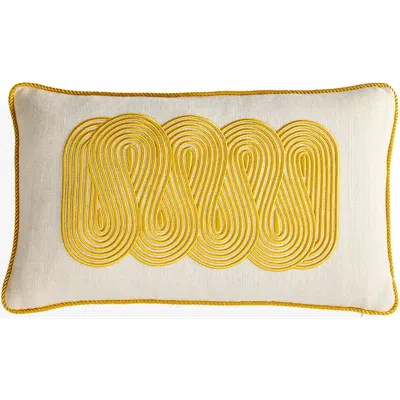Jonathan Adler Pompidou Pillow In Yellow
