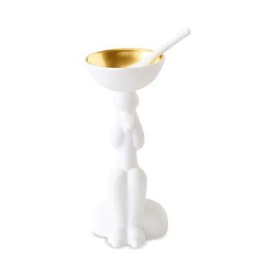 Jonathan Adler Poodle Salt & Pepper Cellar In White
