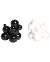 Jonathan Adler Poodle Salt & Pepper Shakers In Black