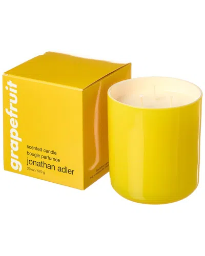 Jonathan Adler Pop 3-wick Candle - Grapefruit In Yellow