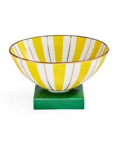 Jonathan Adler Porcelain 45 Oz. Portofino Bowl In Yellow