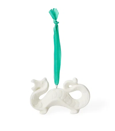 Jonathan Adler Porcelain Dragon Tree Decoration In White