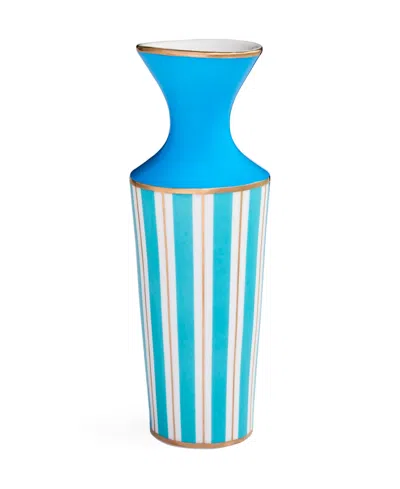 Jonathan Adler Portofino 20 Oz. Cuff Vase In Blue