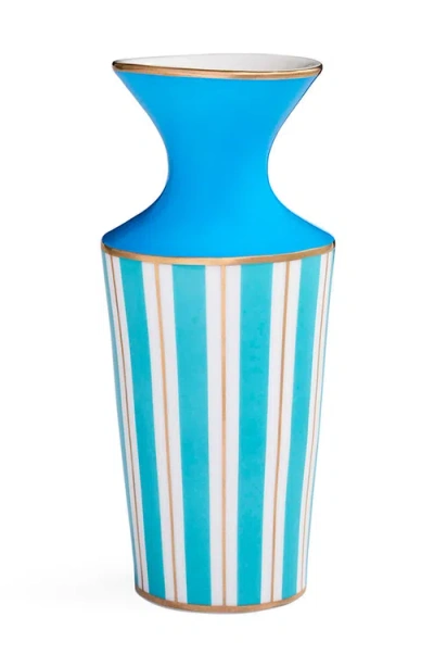 Jonathan Adler Portofino Cuff Vase In Blue