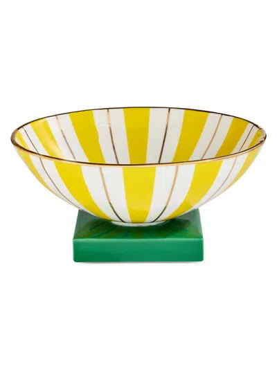 Jonathan Adler Portofino Porcelain Bowl In Green