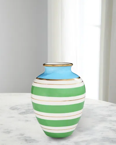 Jonathan Adler Portofino Urn Vase - 11" In Green