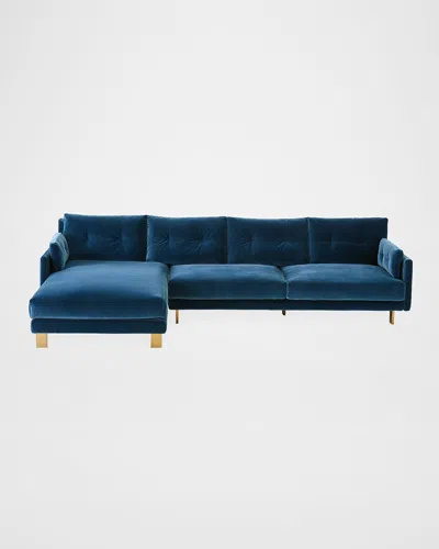 Jonathan Adler Raf Malibu Sectional In Blue
