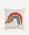 Jonathan Adler Rainbow Beaded Cushion
