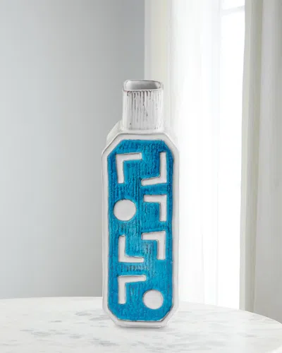 Jonathan Adler Ravello Vase - Large In Blue