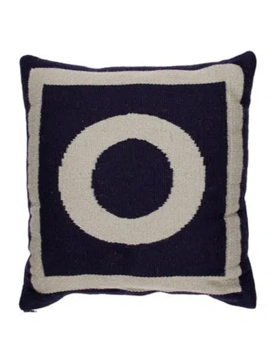 Pre-owned Jonathan Adler Reversible Letter Pillow