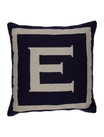 Pre-owned Jonathan Adler Reversible Letter Pillow