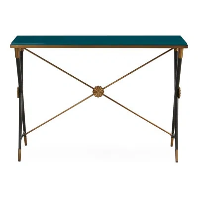Jonathan Adler Rider 42" Console Table In Teal