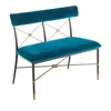 Jonathan Adler Rider Dining Bench In Blue