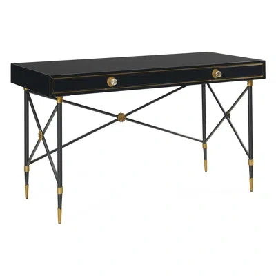 Jonathan Adler Rider Large Desk In Black