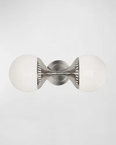 Jonathan Adler Rio 2-light End-on-end Sconce, 19"