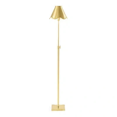 Jonathan Adler Ripple Articulating Floor Lamp In Polished