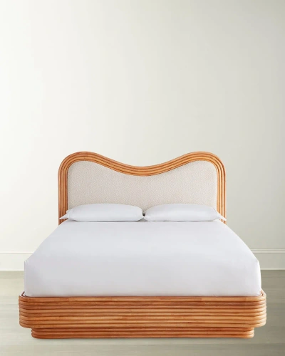 Jonathan Adler Riviera Wave Queen Bed In Multi