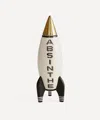 Jonathan Adler Rocket Decanter Absinthe In White