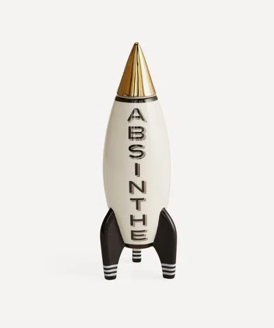 Jonathan Adler Rocket Decanter Absinthe In White