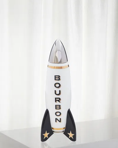 JONATHAN ADLER ROCKET DECANTER BOURBON, 23.3 FL OZ.