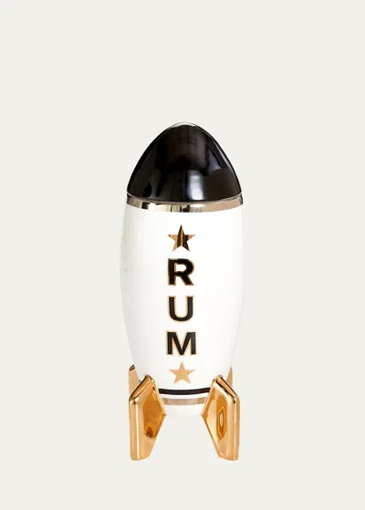 Jonathan Adler Rocket Decanter In White