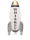 Jonathan Adler Rocket Decanter In Weiss