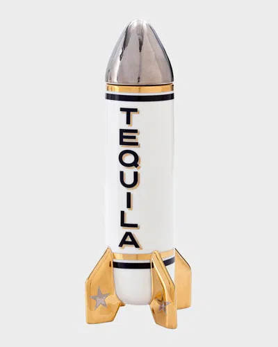 Jonathan Adler Rocket Tequila Decanter In White
