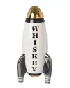 Jonathan Adler Rocket Whiskey Decanter In White