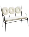 Jonathan Adler Rondo Bench In White