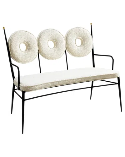Jonathan Adler Rondo Bench In White