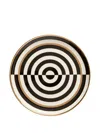 Jonathan Adler Round-shape Decorative Tray In Black