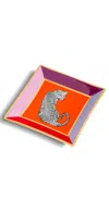 Jonathan Adler Safari Square Tray In Multi