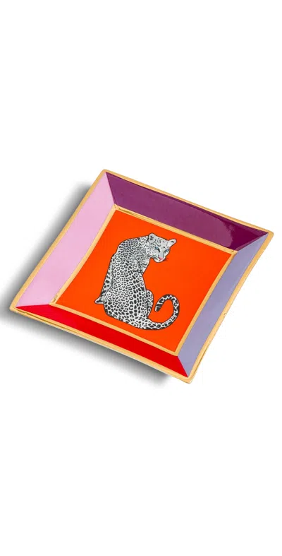 JONATHAN ADLER SAFARI SQUARE TRAY MULTI