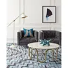 Jonathan Adler Scalinatella Cocktail Table In Carrara Marble/brass