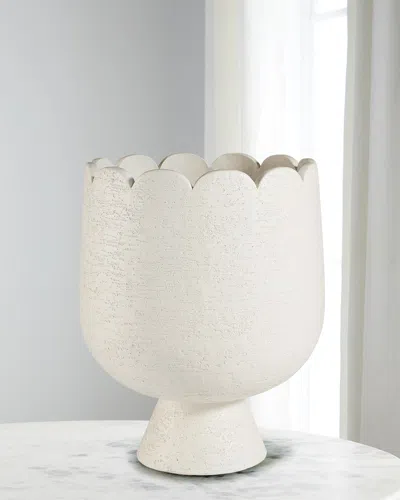 Jonathan Adler Scallop Concrete Planter