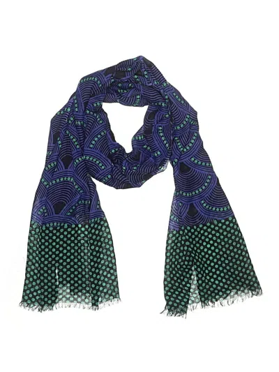 Pre-owned Jonathan Adler Scarf In Blue