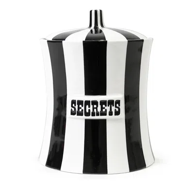 Jonathan Adler Secrets Canister In Black