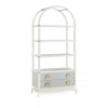 Jonathan Adler Siam Arched Etagere In White