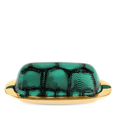 Jonathan Adler Sirena Butter Dish In Green