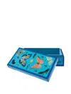 Jonathan Adler Small Botanist Box (6cm X 20xm) In Blue