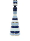 Jonathan Adler Small Chroma Ceramic Decanter In Blue
